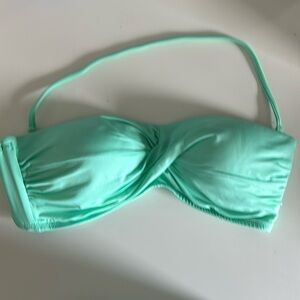 Mossimo mint green bikini top size M